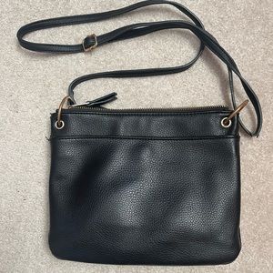 Leather cross body